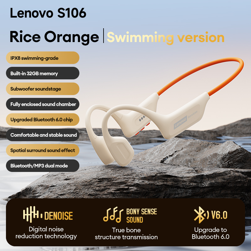 Choice Lenovo S106 Bone Conduc - огляд і ціна Bone Conduction Running Headphones