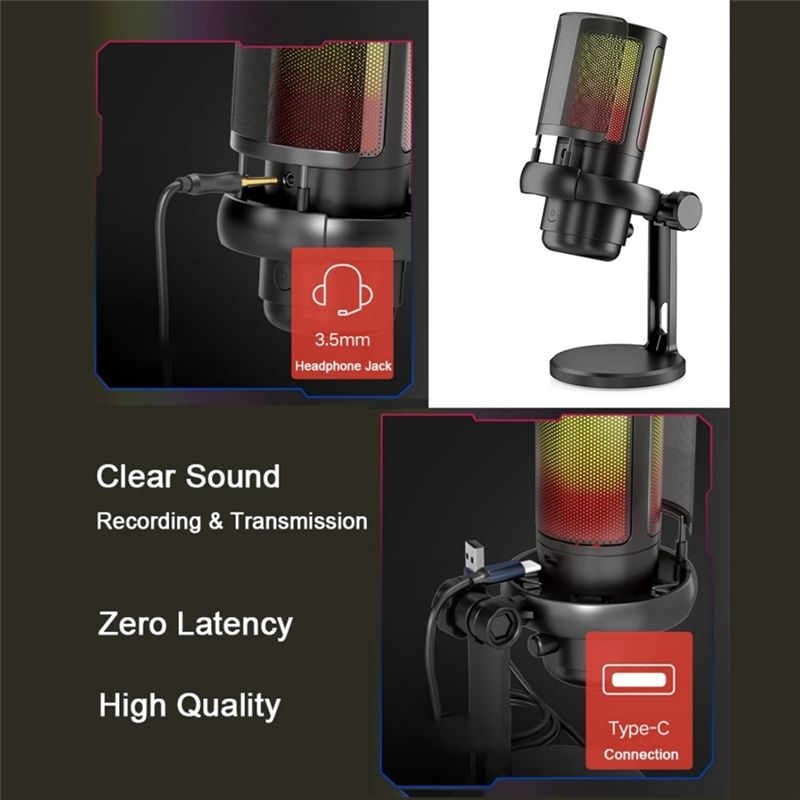 AY14 -Gaming RGB Microphone, U - огляд і ціна Gaming Headset With Mic Rgb