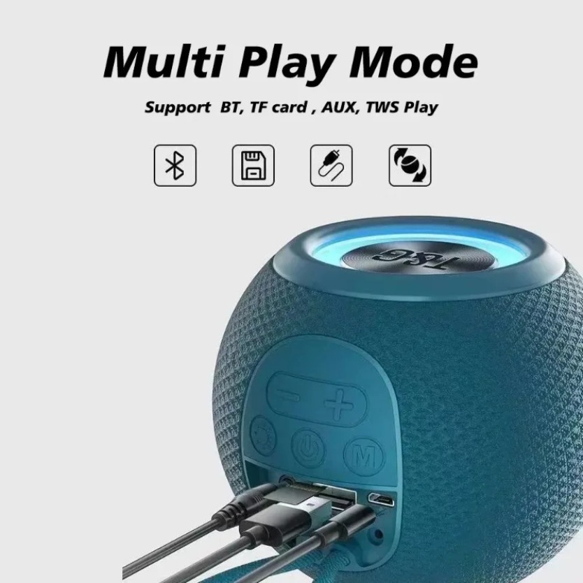 TG337 TWS Bluetooth Loudspeake - огляд і ціна Portable Bluetooth Speaker Waterproof Ipx7