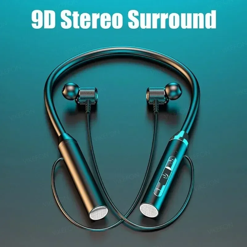 Wireless Headphones Bluetooth  - огляд і ціна Magnetic Neckband Sports Earphones