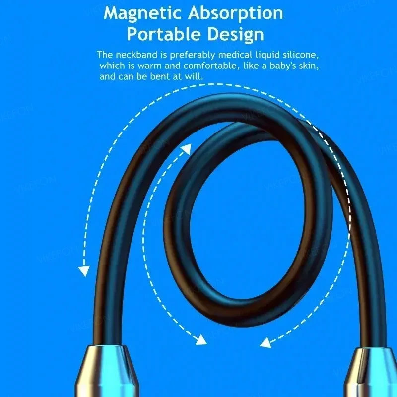 Wireless Headphones Bluetooth  - огляд і ціна Magnetic Neckband Sports Earphones