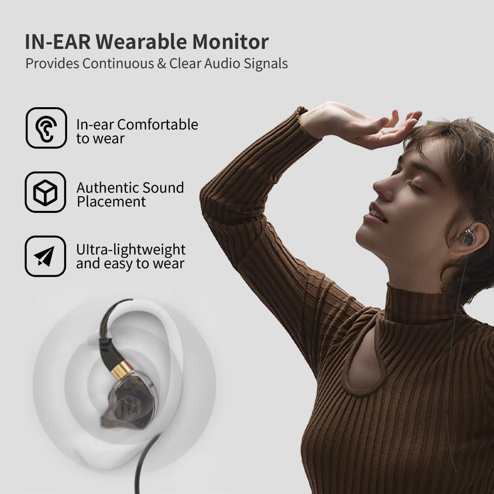 LMBGM SE9 UHF Wireless In Ear  - огляд і ціна In Ear Monitors For Singers