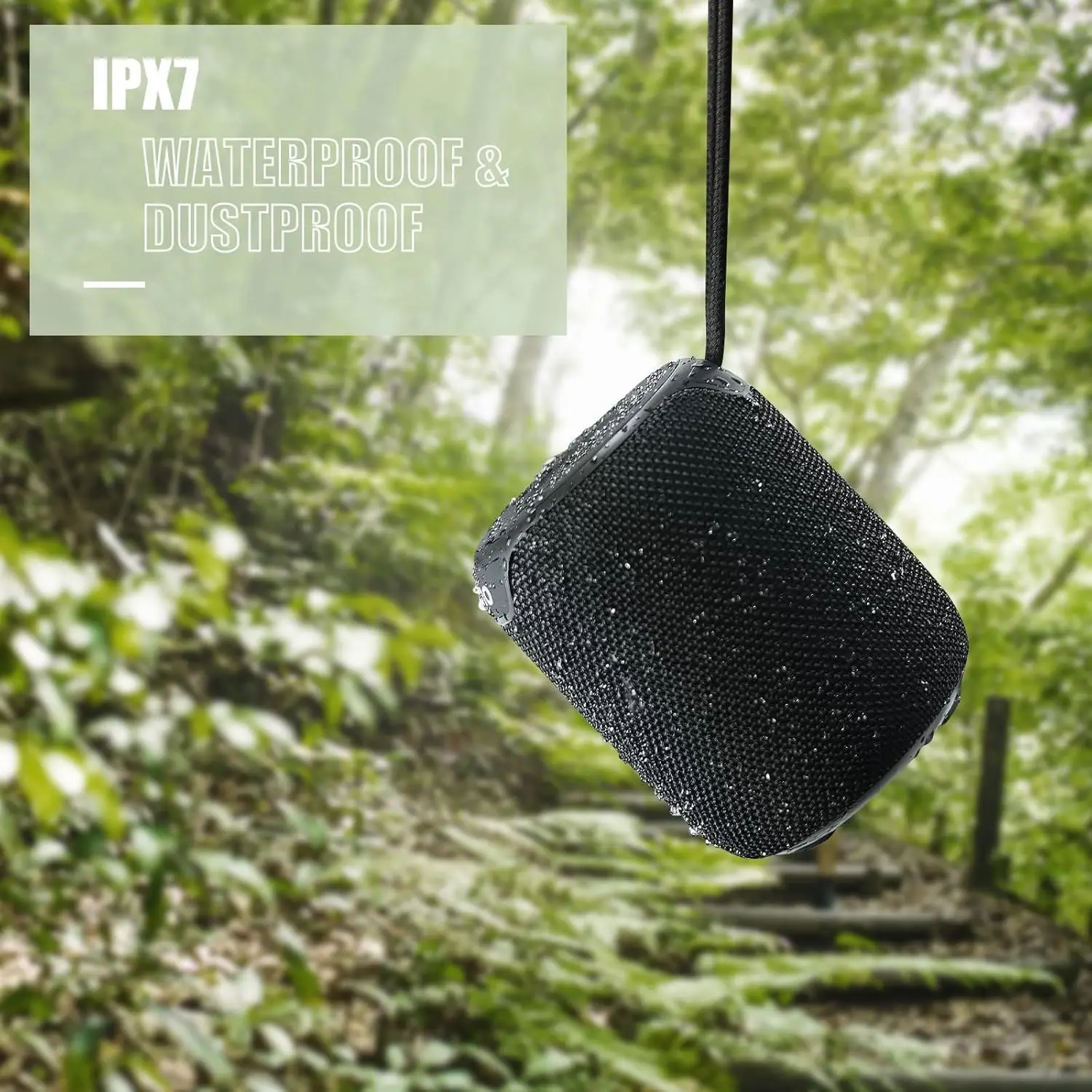 Ortizan X2 Bluetooth Speakers, - огляд і ціна Portable Bluetooth Speaker Waterproof Ipx7
