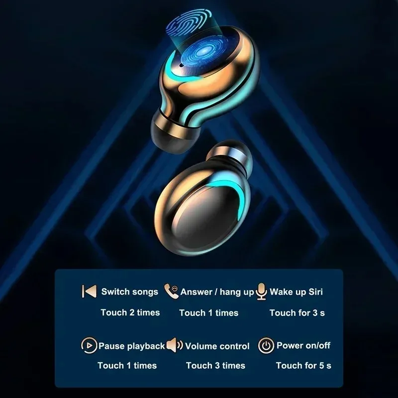 New F9 Bluetooth Headphones 9D - огляд і ціна Tws Earbuds Bluetooth 5.3
