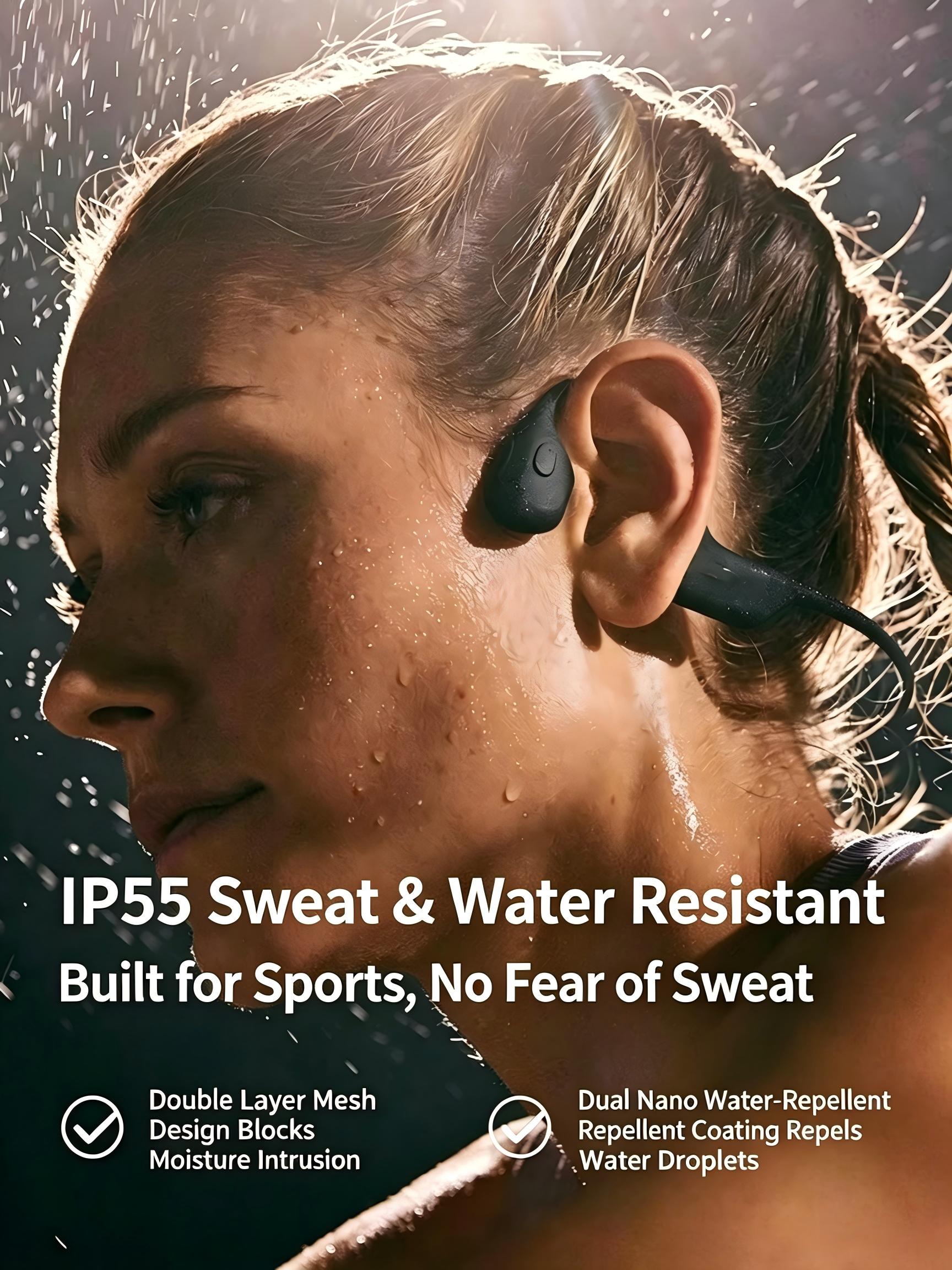 OpenRun Pro AS810 Bone Conduct - огляд і ціна Bone Conduction Running Headphones