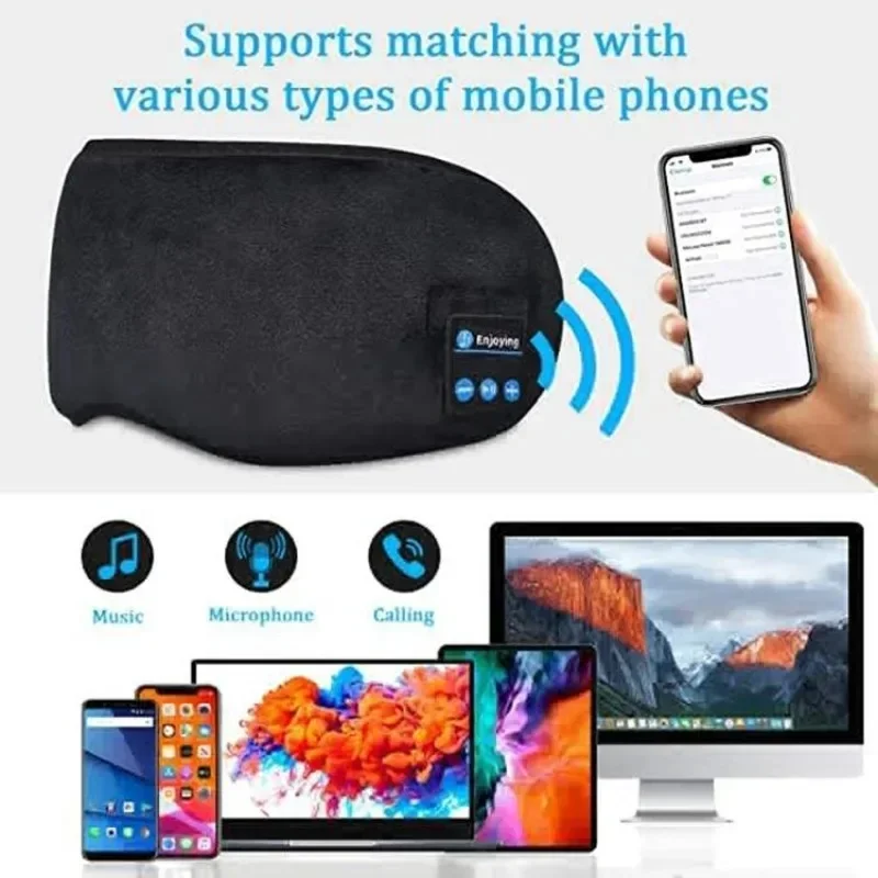 Wireless Bluetooth Sleep Headb - огляд і ціна Sleep Mask Headphones Bluetooth