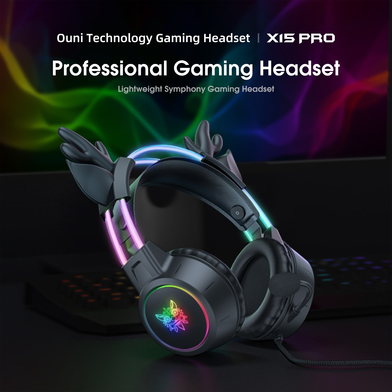 ONIKUMA Gaming Headset for 202 - огляд і ціна Gaming Headset With Mic Rgb