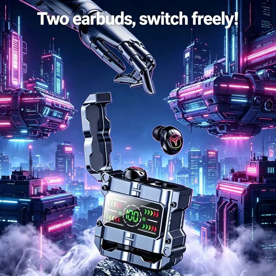 Mecha TWS Bluetooth 5.3 Gaming - огляд і ціна Gaming Headset With Mic Rgb