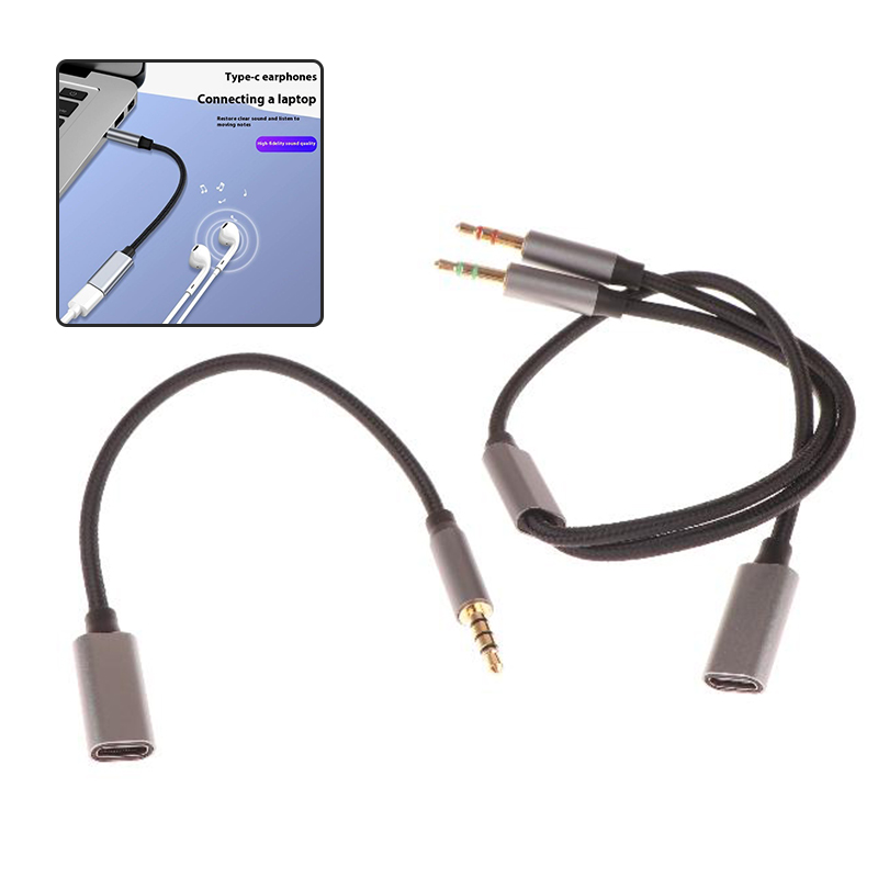 1Pcs Phone Tablet PC Accessori - огляд і ціна Type C Wired Earphones With Mic
