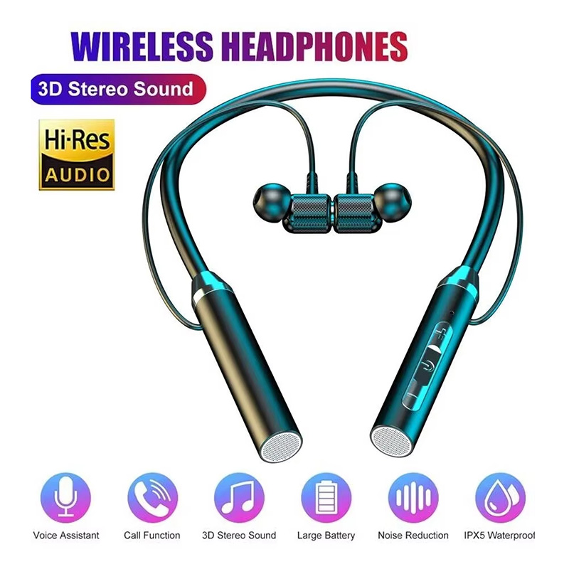 Bluetooth 5.0 Neckband Earphon - огляд і ціна Magnetic Neckband Sports Earphones